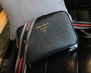 Prada shoulderbag leather in black | 1BM082 - 2