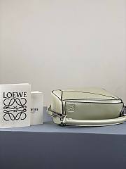 Loewe Mini Puzzle bag in classic calfskin khaki - 3