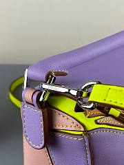 Loewe Mini Puzzle bag in classic calfskin purple - 2