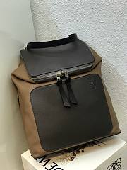LOEWE Black Goya Backpack in Black / Taupe | 10268 - 3