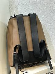 LOEWE Black Goya Backpack in Black / Taupe | 10268 - 6