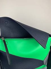 Loewe Puzzle messenger bag in classic calfskin green - 2