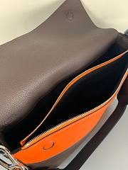 Loewe Puzzle messenger bag in classic calfskin orange - 3