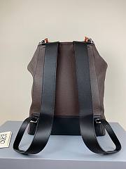 LOEWE Black Goya Backpack in black / brown | 10268 - 2