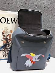 LOEWE Black Goya Backpack elephant - 2