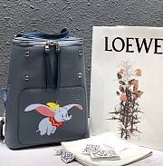 LOEWE Black Goya Backpack elephant - 3