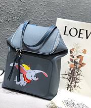 LOEWE Black Goya Backpack elephant - 6