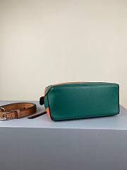 Loewe Small Puzzle bag in classic calfskin green/ orange - 4