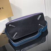 Loewe Small Puzzle bag in classic calfskin blue/ purple - 5