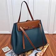 LOEWE tote shopping bag in blue navy - 2