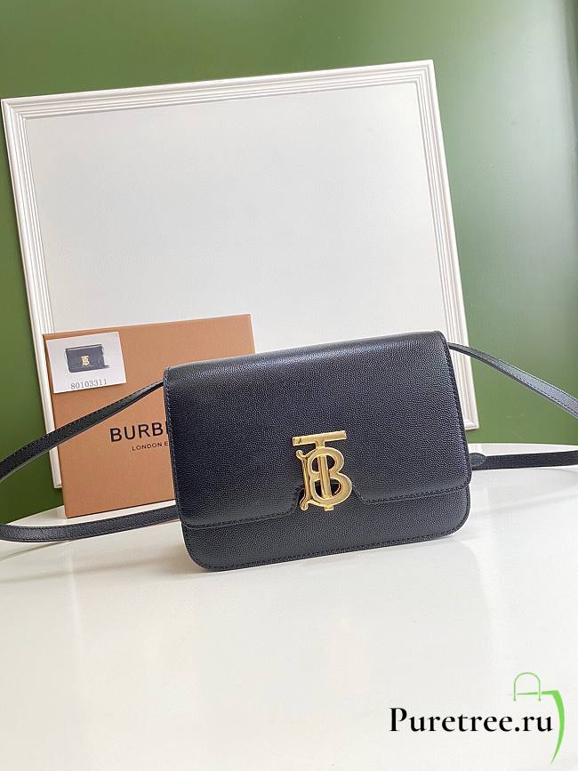 Burberry TB crossbody bag in black 21cm | 8031682 - 1