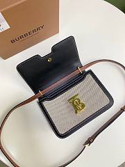 Burberry tri-tone TB crossbody bag in black - 5