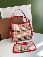 Burberry monogram totebag in red | 8883B - 6