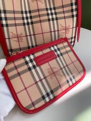 Burberry monogram totebag in red | 8883B - 2