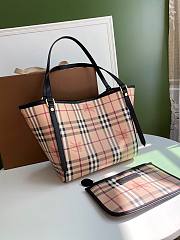 Burberry monogram totebag in black | 8883B - 3