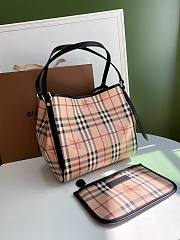 Burberry monogram totebag in black | 8883B - 4