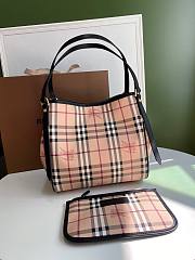 Burberry monogram totebag in black | 8883B - 5