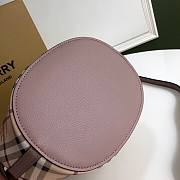 Burberry monogram pink bucketbag - 4