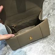 Balenciaga Hourglass bag in beige leather - gold hardware - 6