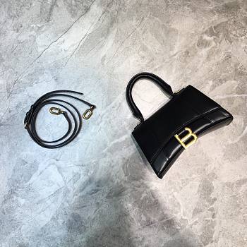 Balenciaga Hourglass XS tote bag black | 5935461