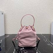 Prada 2way bucket nylon bag in light pink | 1N1864 - 5