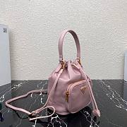 Prada 2way bucket nylon bag in light pink | 1N1864 - 6