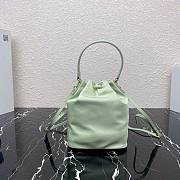 Prada 2way bucket nylon bag in light green | 1N1864 - 3