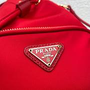 Prada 2way bucket nylon bag in light red | 1N1864 - 4
