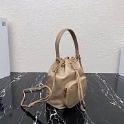 Prada 2way bucket nylon bag in beige | 1N1864 - 5
