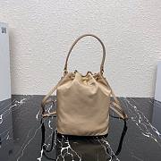Prada 2way bucket nylon bag in beige | 1N1864 - 6