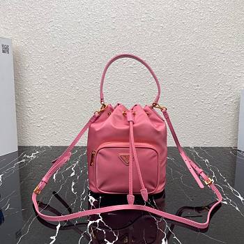 Prada 2way bucket nylon bag in pink | 1N1864