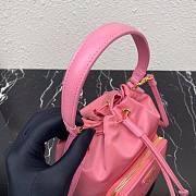 Prada 2way bucket nylon bag in pink | 1N1864 - 2