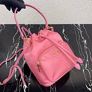 Prada 2way bucket nylon bag in pink | 1N1864 - 3