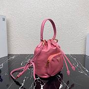 Prada 2way bucket nylon bag in pink | 1N1864 - 5