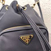 Prada 2way bucket nylon bag in black | 1N1864 - 5