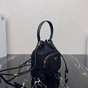 Prada 2way bucket nylon bag in black | 1N1864 - 4