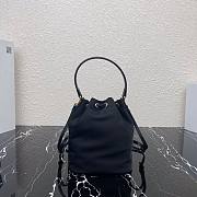 Prada 2way bucket nylon bag in black | 1N1864 - 6