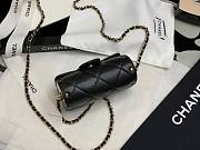 Chanel Lambskin Jewel Card Holder With Chain in black | AP2285 - 3