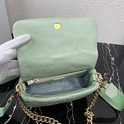 Prada System patchwork shoulder bag in green | 1BD292 - 2