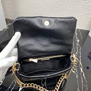 Prada System patchwork shoulder bag in black | 1BD292 - 4