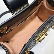 Gucci Padlock GG small shoulder bag in black | 498156 - 6