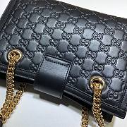 Gucci Padlock GG small shoulder bag in black | 498156 - 2