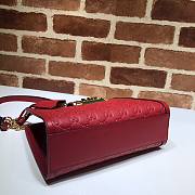 Gucci Padlock GG small shoulder bag in red | 498156 - 6