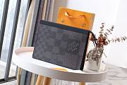 LV Pouch Pochette Voyage MM Damier Graphite | N60412 - 1