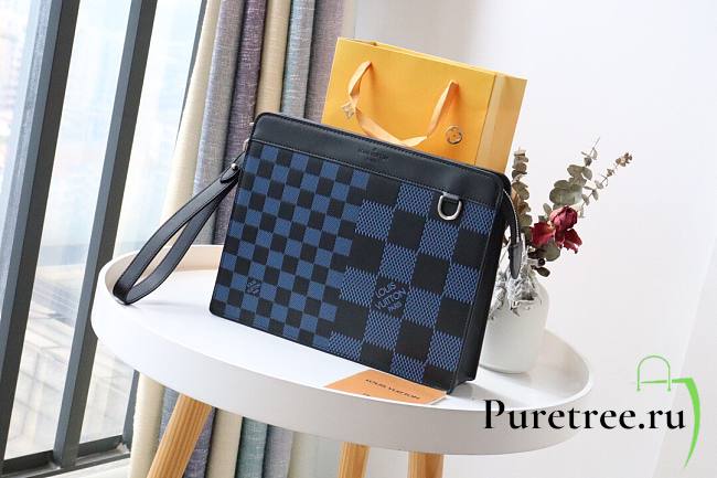 LV Standing Pouch Damier Infini Travel | N60448  - 1