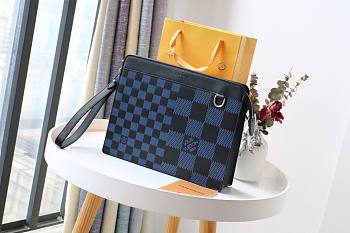 LV Standing Pouch Damier Infini Travel | N60448 