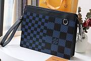 LV Standing Pouch Damier Infini Travel | N60448  - 3