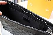 LV Standing Pouch Damier Infini Travel black | N60448 - 6