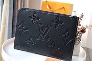 LV Pochette Jour GM Taurillon Leather in Black | M80044 - 35 x 25 x 2 cm - 5
