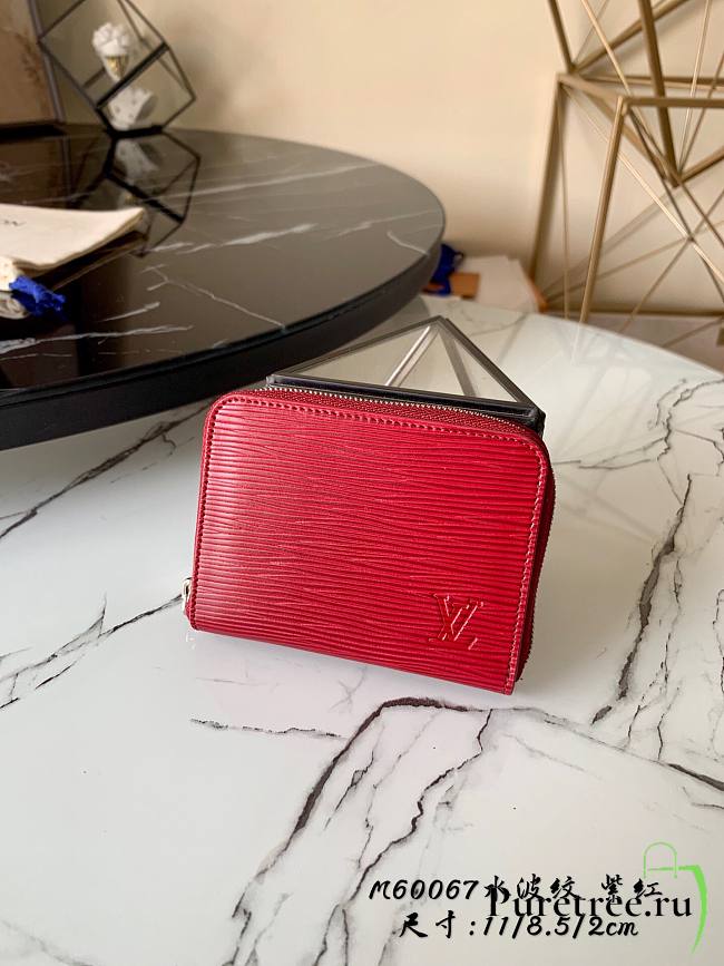 LV Zippy Coin Purse Monogram in Red | M60067 - 1